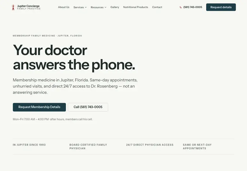 Almanac homepage prototype