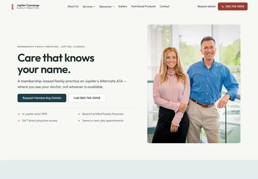 Sandbar homepage prototype